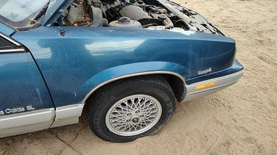 1989-1991 Olds Cutlass Calais Passenger Right Front Fender Oem Blue 22545032