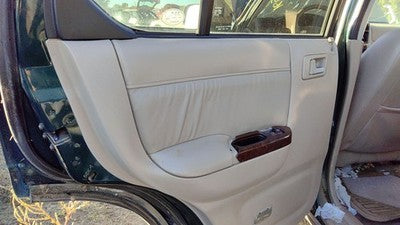 00 Honda Passport Driver Left Rear Door Trim Panel With Switches Back Bge Beige