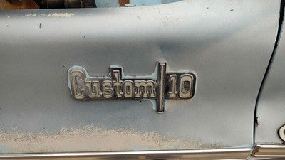 1973 Chevy C10 Driver Left Front Custom Fender Badge Emblem Oem