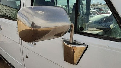 1992-1996 Gmc Van 3500 Passenger Right Manual Side Mirror Door Mounted Oem