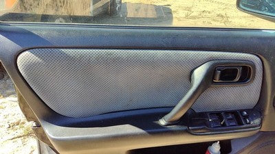 2002 Infiniti G20 Driver Left Front Door Trim Panel With Master Switch Black