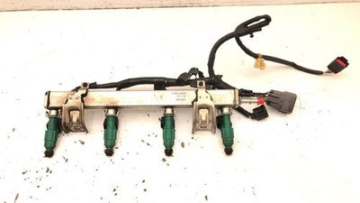 2004 05 Mazda 3 Complete Fuel Rail With Injectors Set With Wiring Harness 2.3L
