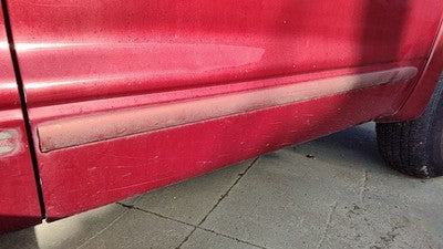 98-02 Dodge Durango Passenger Right Front Moulding From Door Oem Trim Strip Red