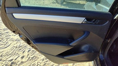 2012-2019 Vw Passat Driver Left Rear Door Trim Panel With Switches Back Black Tb