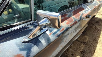 1964 Ford Thunderbird Coupe Driver Left Side Mirror Door Mounted Oem