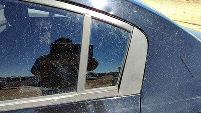 07-12 Nissan Sentra Driver Left Rear Vent Window Back Door Glass With Frame Oem