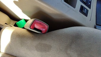 09-12 Toyota Rav-4 Passenger Right Front Seat Belt Buckle Receiver Sand Beige