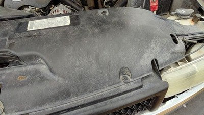 99-01 Silverado 2500 Hd Top Plastic Cover Above Radiator Support Sight Shield