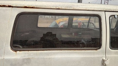 1971-1977 Dodge Van B200 Passenger Right Rear Quarter Glass Back Side Window Oem