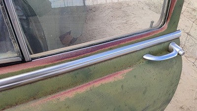1953 Chevy Bel Air 150 Sedan Driver Left Front Moulding From Door Trim Chrome
