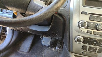 10-12 Fusion Lower Dash Under Column Knee Bolster Trim Panel Dw Charcoal Black