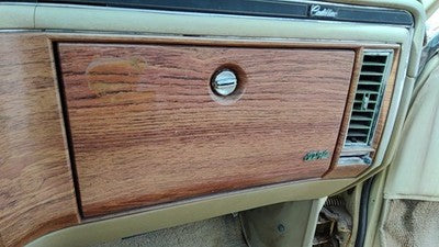 1980 Cadillac Deville Glove Box Assembly Complete Door With Latch Oem