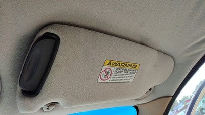 2000 Chrysler Town & Country Passenger Right Sun Visor Oem Tan Rf38Tl2Ab