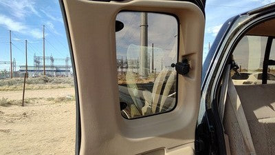 1997-1998 Ford F150 Passenger Right Rear Inside Door Trim Panel Back Tan Mx