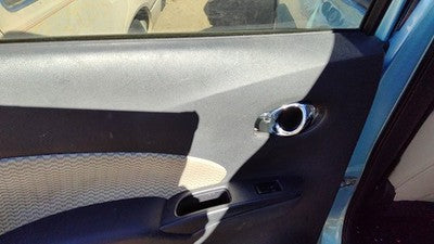14-19 Versa Note Driver Left Rear Door Trim Panel With Switches Back Charcoal G
