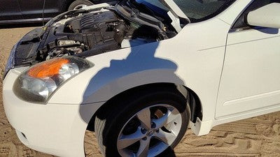 2007-2012 Nissan Altima Driver Left Front Fender Oem White Qx3 63101Zn55a