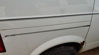 1993 Gmc Safari Right Rear Sliding Door Roller Cover Trim Panel Moulding White