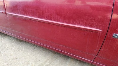06-10 Charger Passenger Right Front Moulding From Door Trim Prh Inferno Red