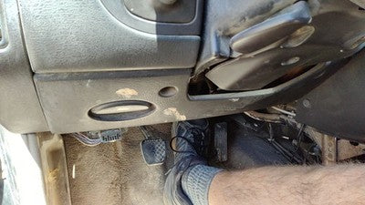 1997-1999 Saturn Sl1 Lower Dash Under Column Knee Bolster Trim Panel Oem Gray