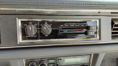 1989-1991 Olds 88 Temperature Control Module In Dash Heater Ac Head Unit Oem