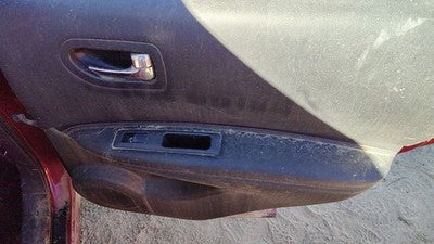 08-13 Rogue Passenger Right Rear Door Trim Panel With Switches Back G Black