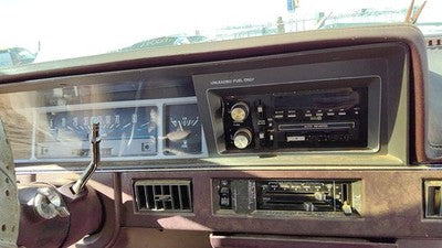 1985-1996 Olds Ciera Trim Bezel Around Speedometer Oem Dash Surround Panel Red
