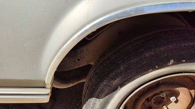 85 Grand Marquis Passenger Right Rear Chrome Trim Wheel Flare Moulding Back Gray