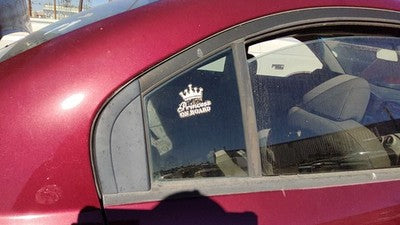 06-11 Accent Passenger Right Rear Vent Window Back Door Glass With Frame 4 Door