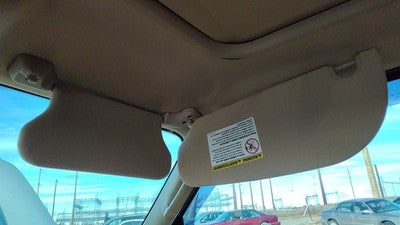 2007-2008 Lincoln Navigator Passenger Right Sun Visor Oem Tan 7L2z7804104aa