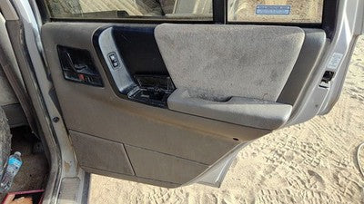 1994 Grand Cherokee Passenger Right Rear Door Trim Panel With Switches Back Gray