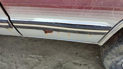 1993 S10 Blazer Driver Left Rear Moulding From Door Oem Back Trim Strip
