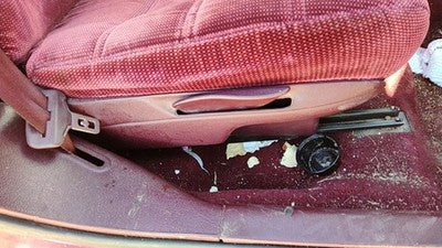 1995 Chevy Lumina Passenger Right Side Seat Trim Panel Oem Red