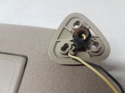 1996 Eldorado Passenger Side Right Sun Visor Assembly Tan Lighted Extendable