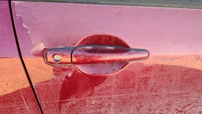 2003-2006 Mitsubishi Outlander Passenger Right Front Outside Door Handle Oem Red