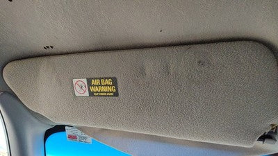 1997 Ford Expedition Driver Left Sun Visor Oem Gray F2