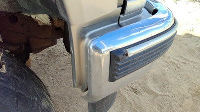 92-99 Chevy Suburban Passenger Right Moulding From Fender Trim Strip Pewter 11L