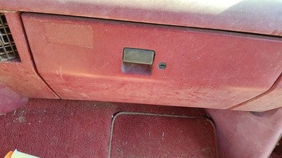1988 Ford F150 Glove Box Assembly Complete Door With Latch Oem Red