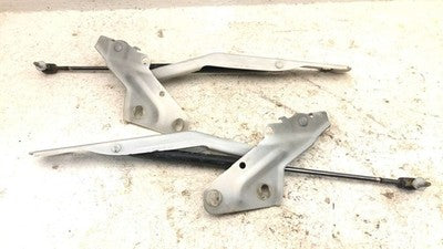 10-18 Dodge Ram 4500 Pair Of Hood Hinges Right Left Set Assembly Oem White Pw7