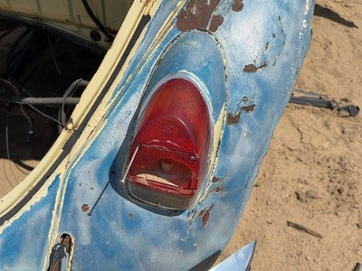 71-72 Super Beetle Passenger Right Tail Light Brake With Housing Extension Rear