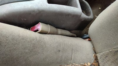 1997 Ford Escort Driver Left Front Seat Belt Buckle Receiver Oem Tan