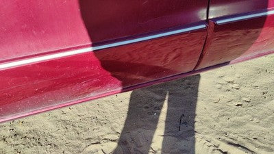 1996 Olds 88 Driver Left Front Moulding From Door Oem Trim Strip Red