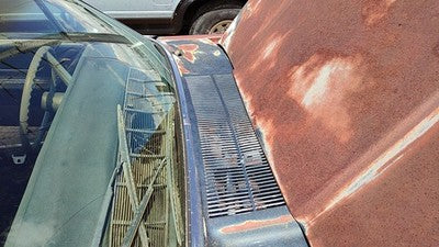 1964 Ford Thunderbird Coupe Windshield Wiper Cowl Vent Trim Panel Oem Cover