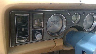 1978 Buick Lesabre Woodgrain Trim Bezel Around Speedometer Oem Surround 1252121
