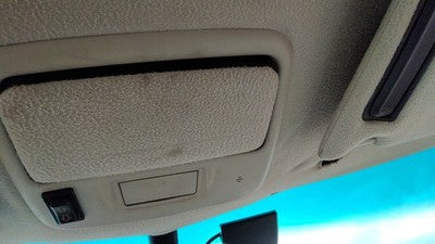 01 Cadillac Eldorado Center Overhead Console Dome Light Map Lamp Cubby Shale 155