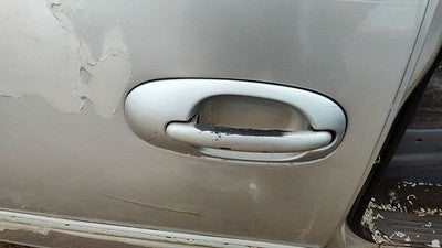 00 Chrysler Town & Country Passenger Right Rear Outside Door Handle Back Silver