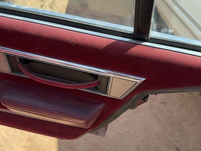 1988 Olds 88 Passenger Right Rear Door Trim Panel With Switches Back