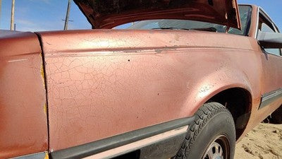 1985-1988 Pontiac Sunbird Driver Left Front Fender Oem Brown 22536459