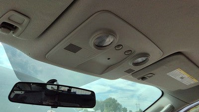 09-17 Chevy Traverse Center Overhead Console Oem Dome Light Map Lamp Cubby Gray