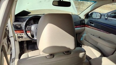 2010-2012 Subaru Legacy Outback Driver Left Headrest Leather Seat Wil Warm Ivory