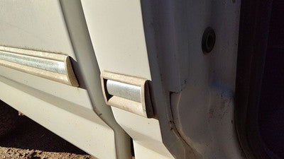1995 Ford F150 Passenger Right Cab Corner Moulding Trim Chrome Oem